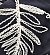 Плотный хб черный белые ветки